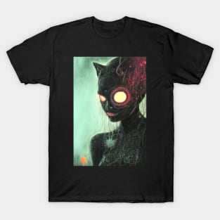 cat woman cyberpunk T-Shirt